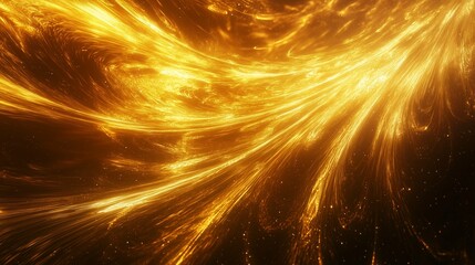 Obraz premium Close-up background of solar or star flares with dynamically swirling plasma. scientific or educational use, with copyspace. futuristic, sci-fi, closeup view, Astronomy.