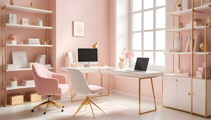 Fototapeta premium Photo interior modern design room 3d illustration