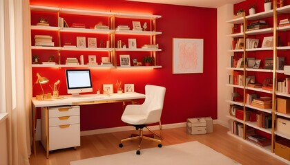 Photo interior modern design room 3d illustration