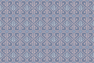 Festive Sweater Design. Seamless Knitted Pattern