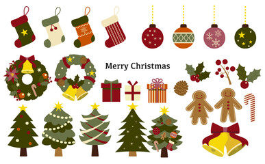 シンプルなクリスマスイラスト