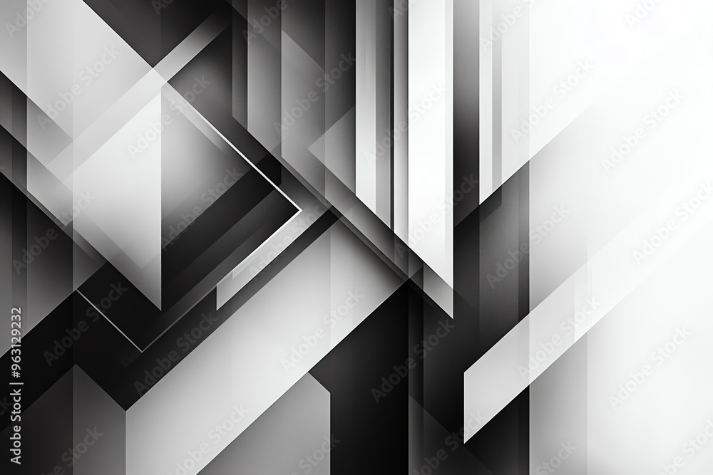 Poster abstract geometric background with gradients.