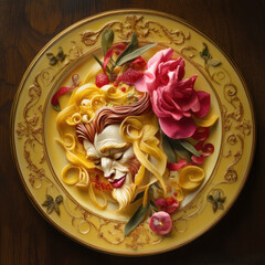 Pasta Portrait.