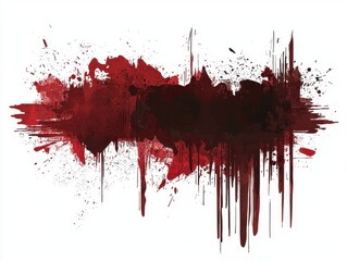 Abstract Blood Splatter.