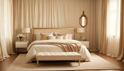 Photo interior modern design room 3d illustration