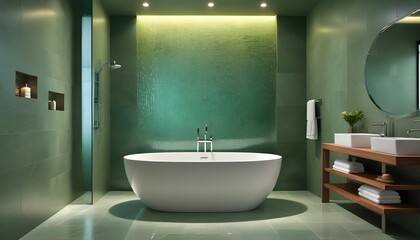 Photo interior modern design room 3d illustration