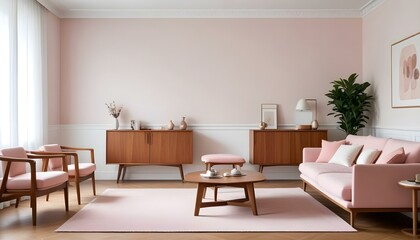 Fototapeta premium Photo interior modern design room 3d illustration