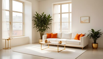 Photo interior modern design room 3d illustration