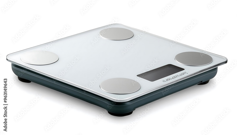 Poster clipping path for digital scales - scales cut out with full depth of field.