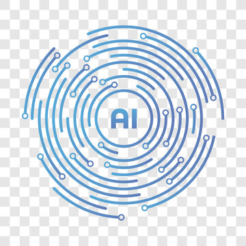 Unlock the Future of Technology with AI Iconography!. world of Artificial Intelligence with this unique and visually captivating AI icon. symbol of the future of innovation,Vector illustration concept