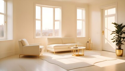 Photo interior modern design room 3d illustration