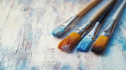 Obraz premium Explore the Versatile World of Paint Brushes for Creative Expression and Artistic Mastery