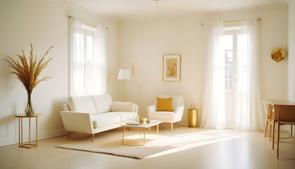 Fototapeta premium Photo interior modern design room 3d illustration