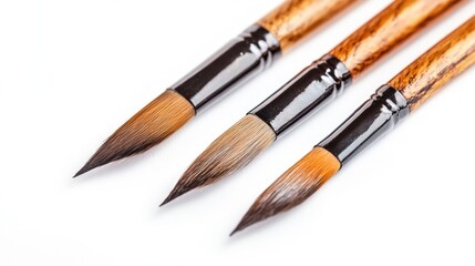 Fototapeta premium Explore Essential Paintbrushes for Artists: Enhance Your Creative Skills with Quality Tools