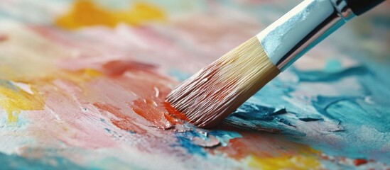 Obraz premium Exploring the Vibrant World of Painting: A Journey Through Color and Texture