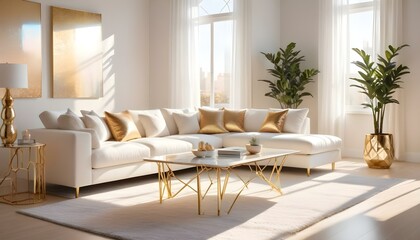 Photo interior modern design room 3d illustration