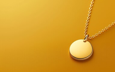 Fototapeta premium Custom engraved jewelry, personalized with initials, flat design illustration