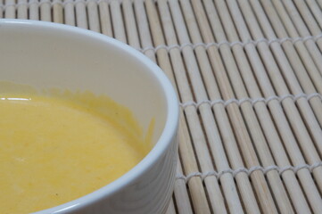 優しい甘みが美味しいかぼちゃスープ