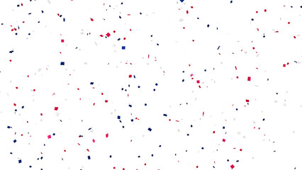 Digital Confetti for Patriotic Events: Use this high-quality 3D confetti to enhance your digital designs for American holidays or political campaigns.