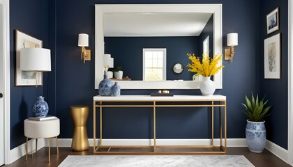 Photo interior modern design room 3d illustration