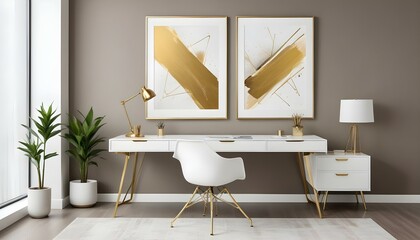 Photo interior modern design room 3d illustration