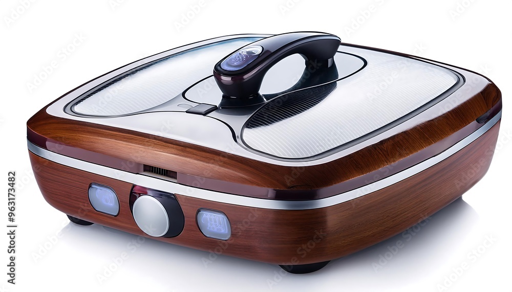Poster firefly clipping path for handheld steamers - steamers cut out with full depth of field.