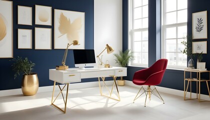 Photo interior modern design room 3d illustration