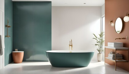 Photo interior modern design room 3d illustration