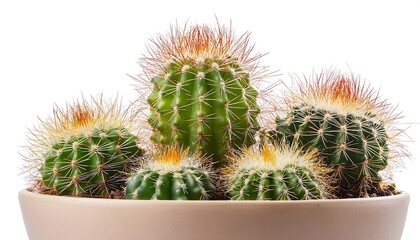 Clipping Path for Miniature Cacti- - Small cacti cut out with full depth of field