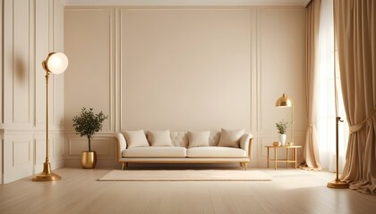Photo interior modern design room 3d illustration