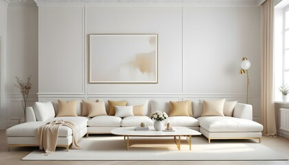 Photo interior modern design room 3d illustration