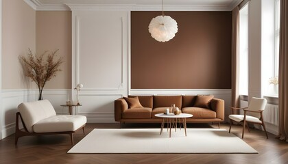 Photo interior modern design room 3d illustration