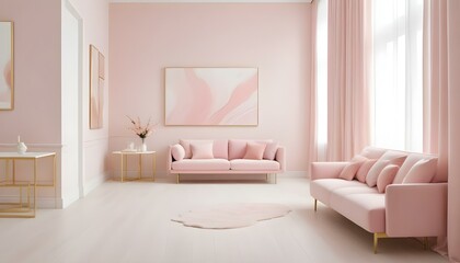 Photo interior modern design room 3d illustration