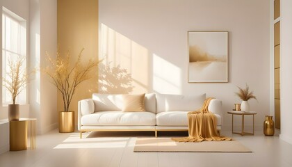 Photo interior modern design room 3d illustration