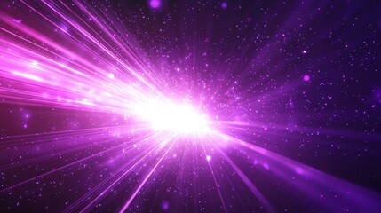 Naklejka premium Abstract purple and white light rays background.