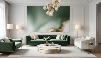Photo interior modern design room 3d illustration