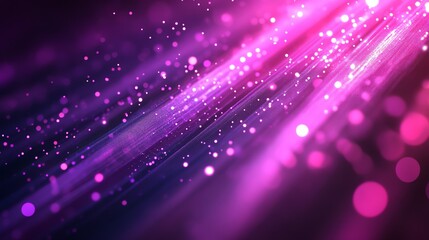 Fototapeta premium Abstract Purple Background with Glittering Lights.