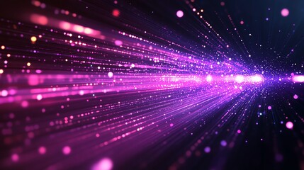 Fototapeta premium Abstract Purple Glow Background.