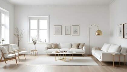 Photo interior modern design room 3d illustration