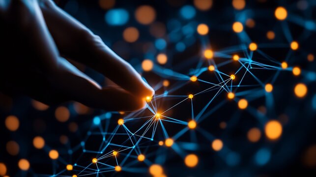 Business communication network concept Software as a service Digital transformation : Generative AI