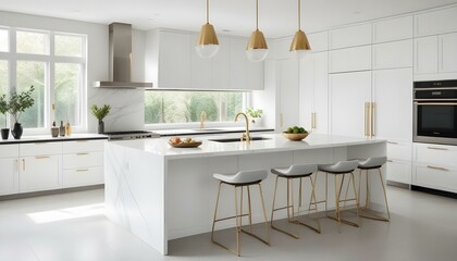 Fototapeta premium Photo interior modern design room 3d illustration