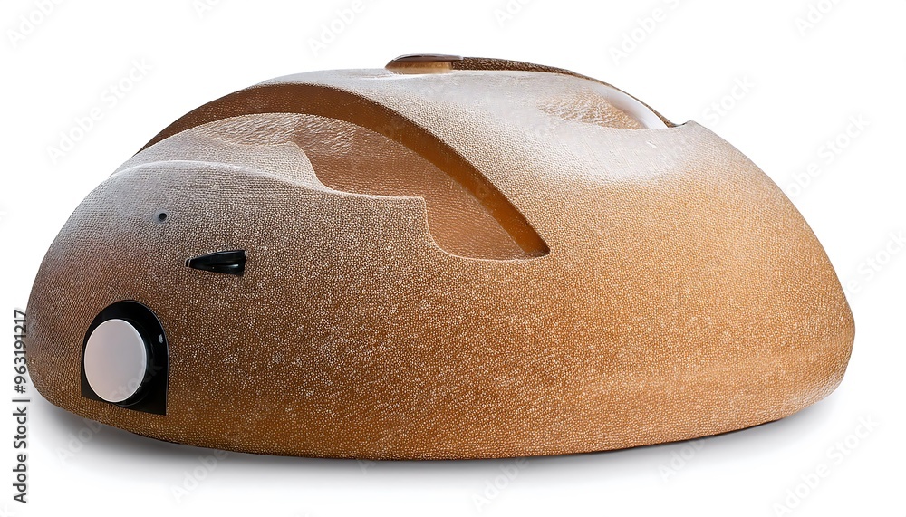 Poster depth of field in clipping path for bread makers - bread makers isolated with clear foc (