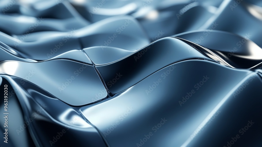 Fototapete high-definition shot of an abstract background featuring a blend of metallic and matte textures, wit
