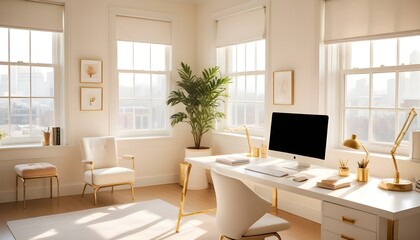 Fototapeta premium Photo interior modern design room 3d illustration