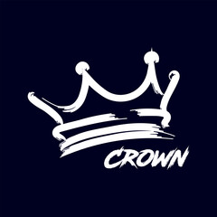 Brush-style hand-drawn Crown Icon