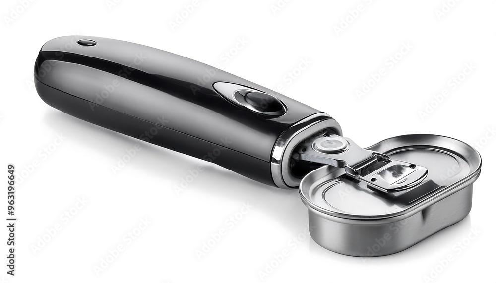 Poster full depth of field in clipping path for electric can openers - can openers isolated with de