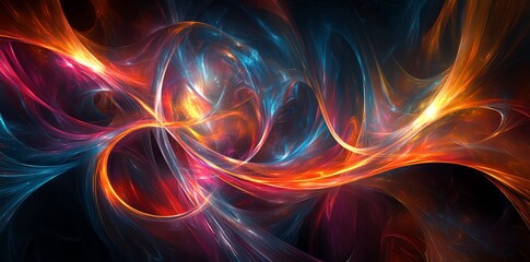 Naklejka premium Abstract Swirling Energy.