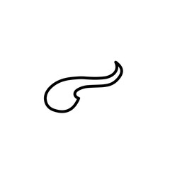 outline Swoosh tail text for baseball