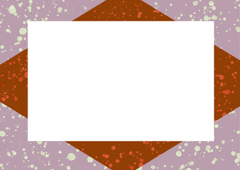 四角いフレームの壁紙