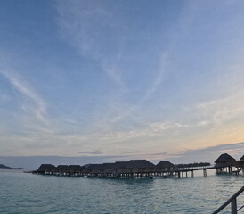 Obraz premium Bora Bora Sky